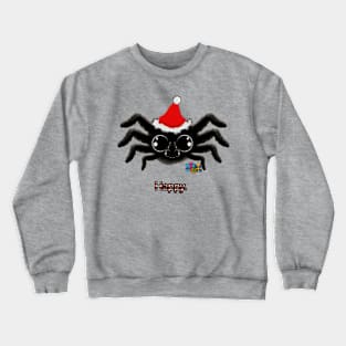 🕷️ Spider in a Santa Hat Crewneck Sweatshirt